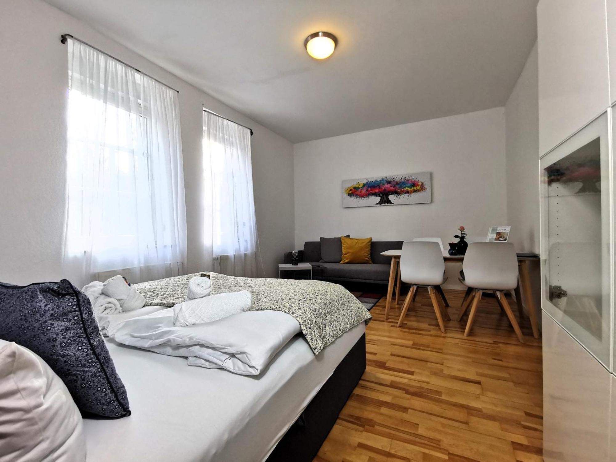 Bohnapartments Steigerwald - Natur In Der Stadt - Vollausstattung - Wlan - Gratis Parkplaetze Erfurt Luaran gambar